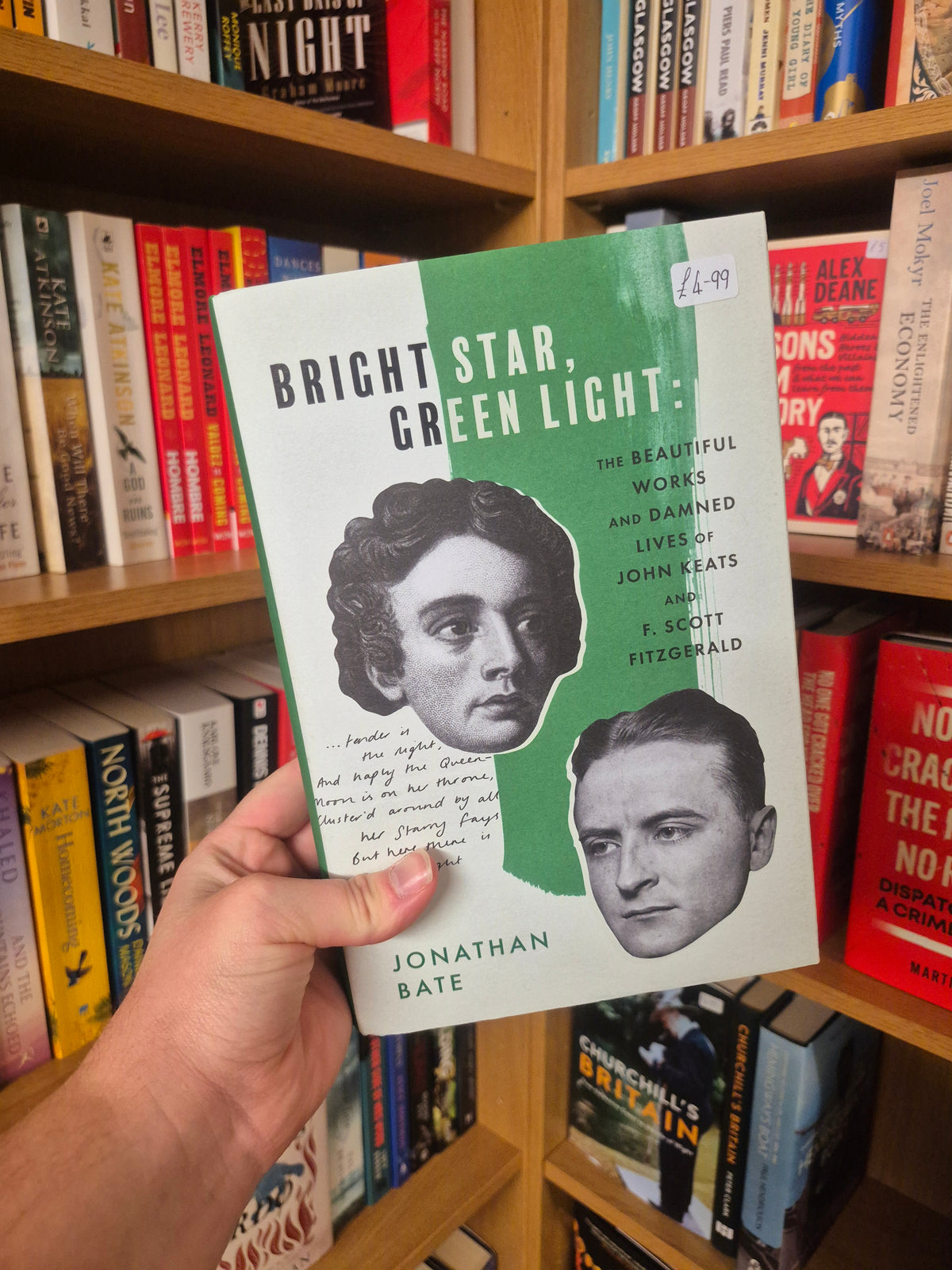 Bright Star, Green Light: The Beautiful Works and Damned Lives of John Keats & F Scott Fitzgerald