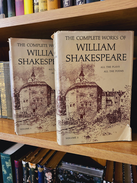 The Complete Works of William Shakespeare in 2 Volumes (circa. 1962)