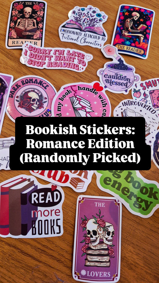 Bookish Stickers: Romance Edition (Randomly Picked)