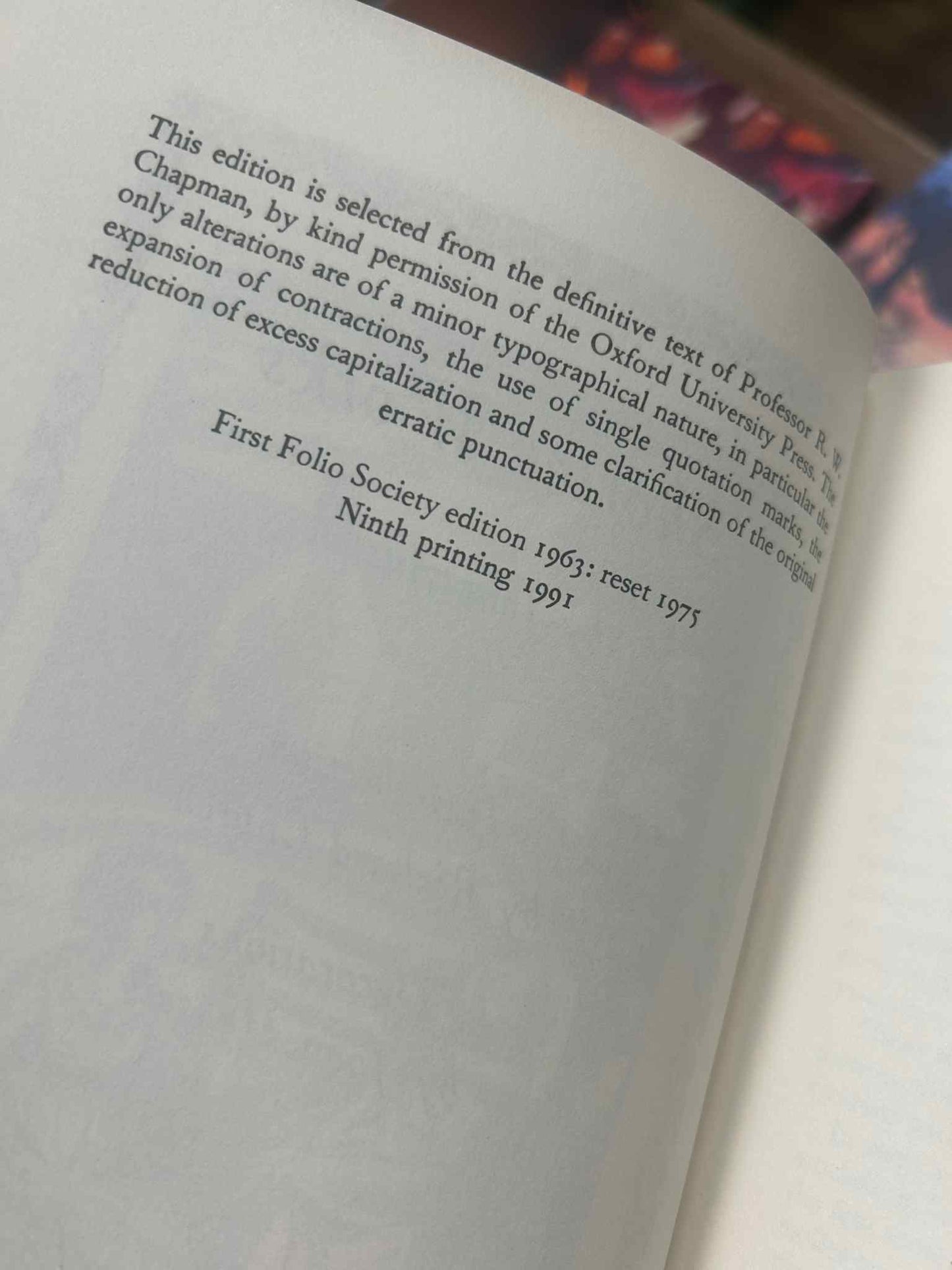 Jane Austen Set (Folio Society 1991)