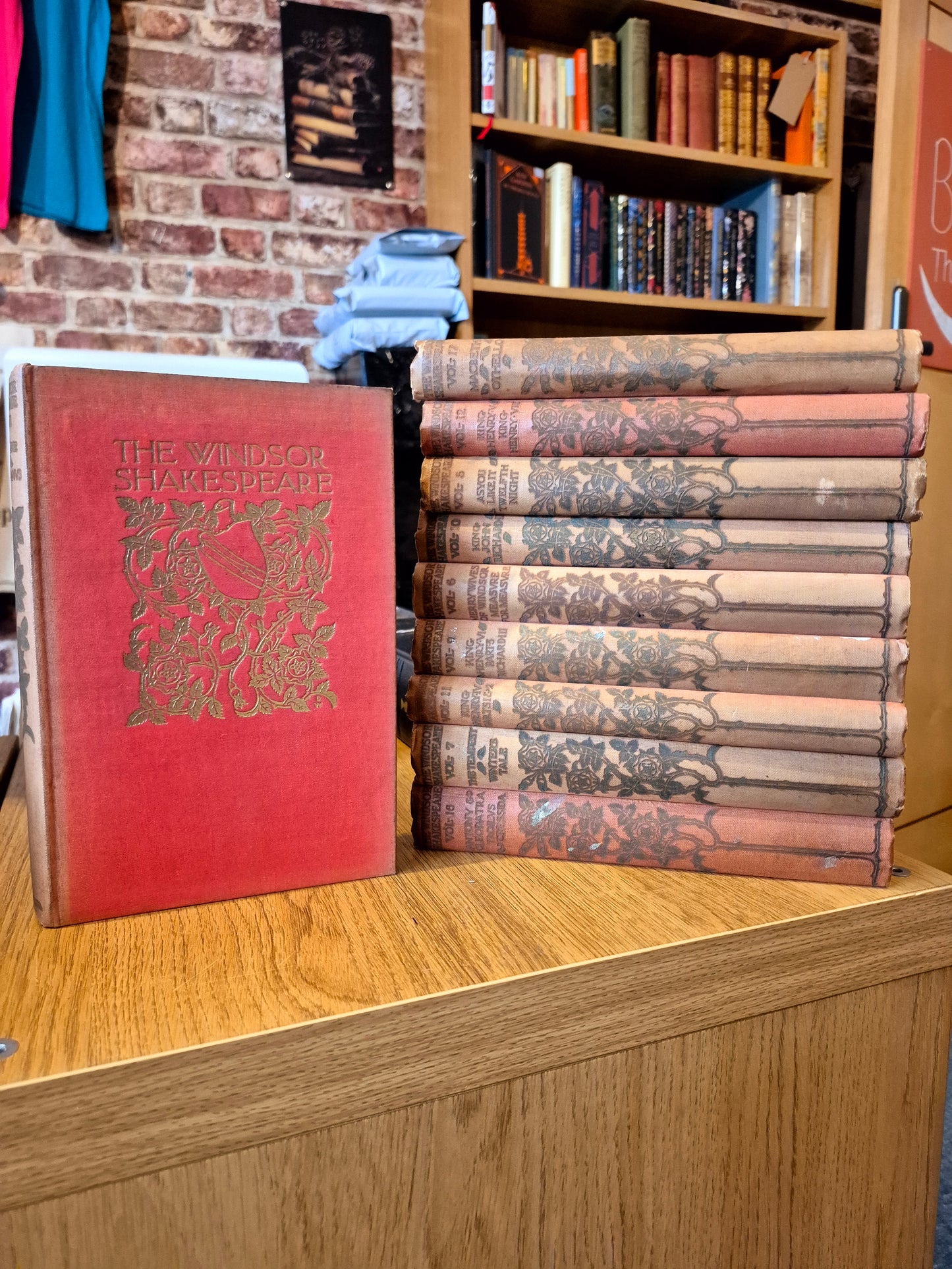 10 Volumes from the Windsor Shakespeare Collection (c.1903 Caxton Publishing Company Ltd.)