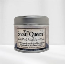 Snow Queen: Winter Florals, Snowflakes & Cedar Scented Soy Candle
