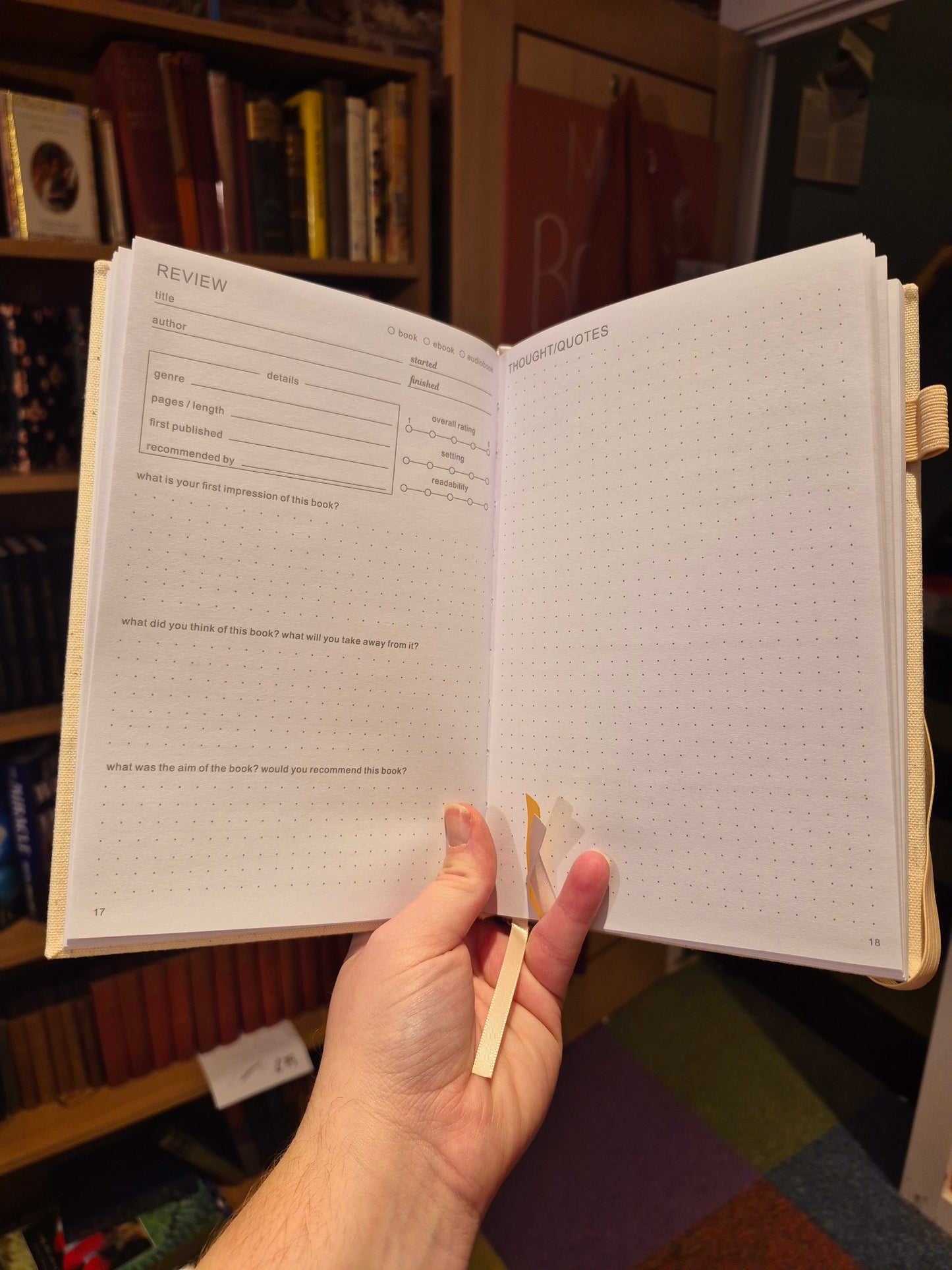 Clothbound Reading Journal