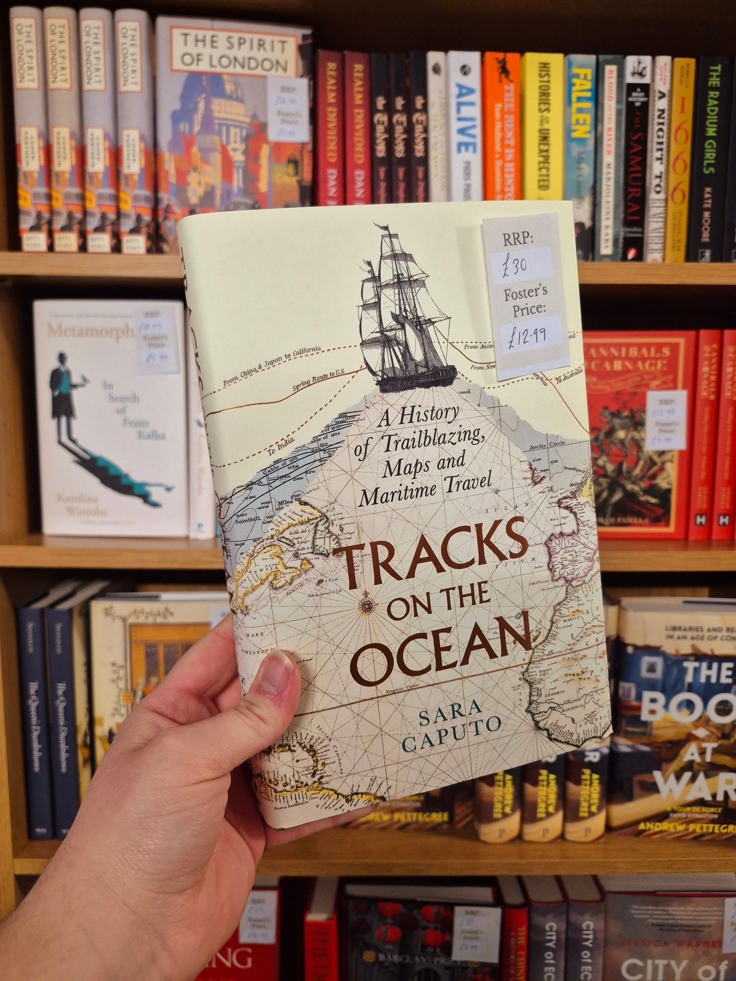 Tracks in the Ocean: A History of Trailblazing, Maps, and Maritime Travel - Sara Caputo