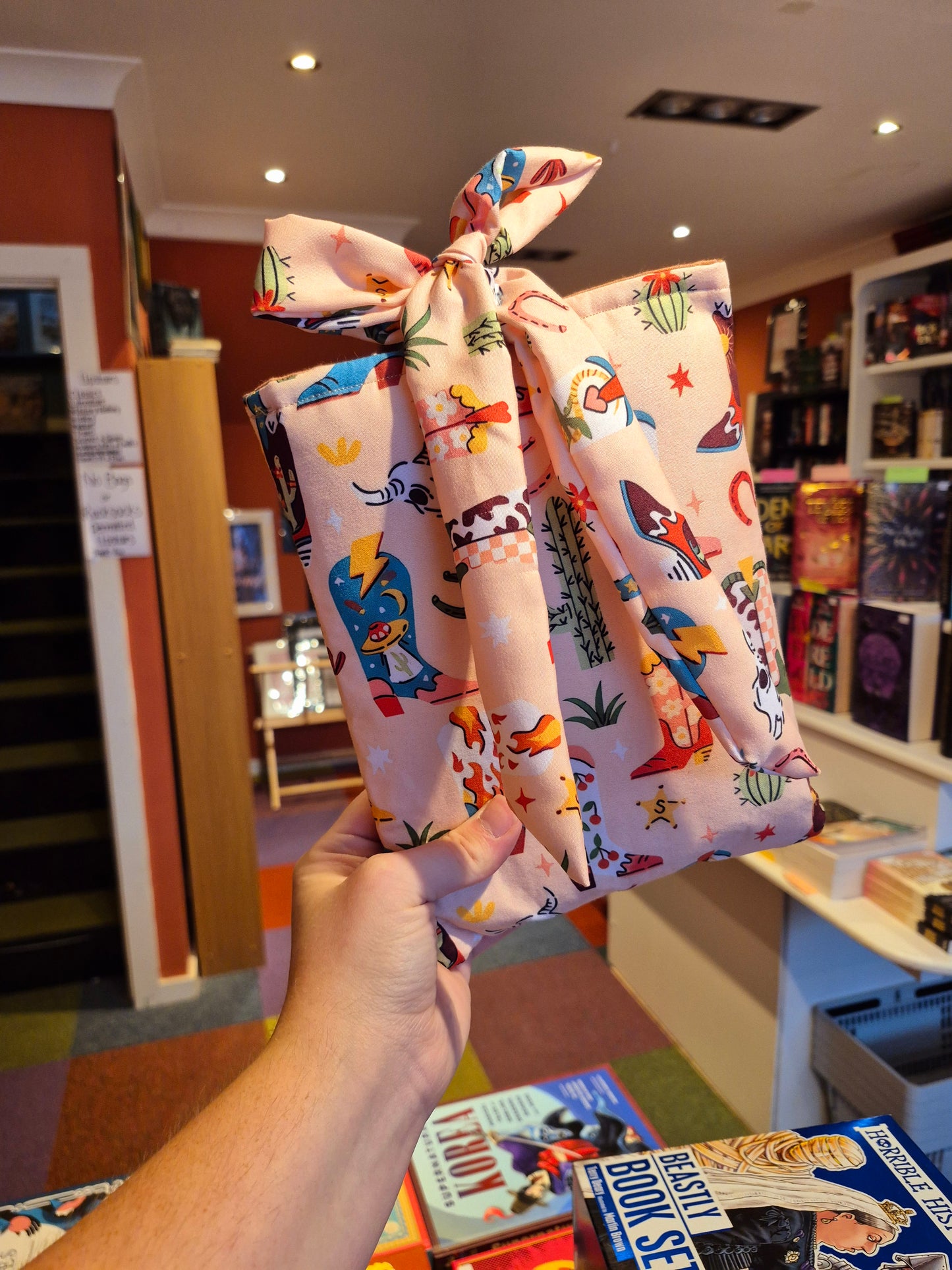 Handmade by Foster's Book Sleeves with Bows!