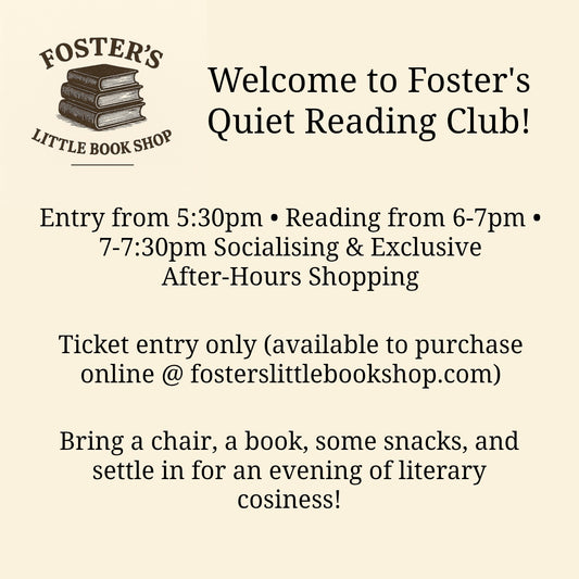 Foster's Quiet Reading Club Tickets - Tuesday 29th September