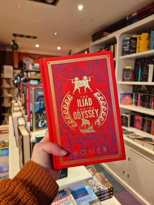 The Iliad & The Odyssey - Homer (Leatherbound Hardback)