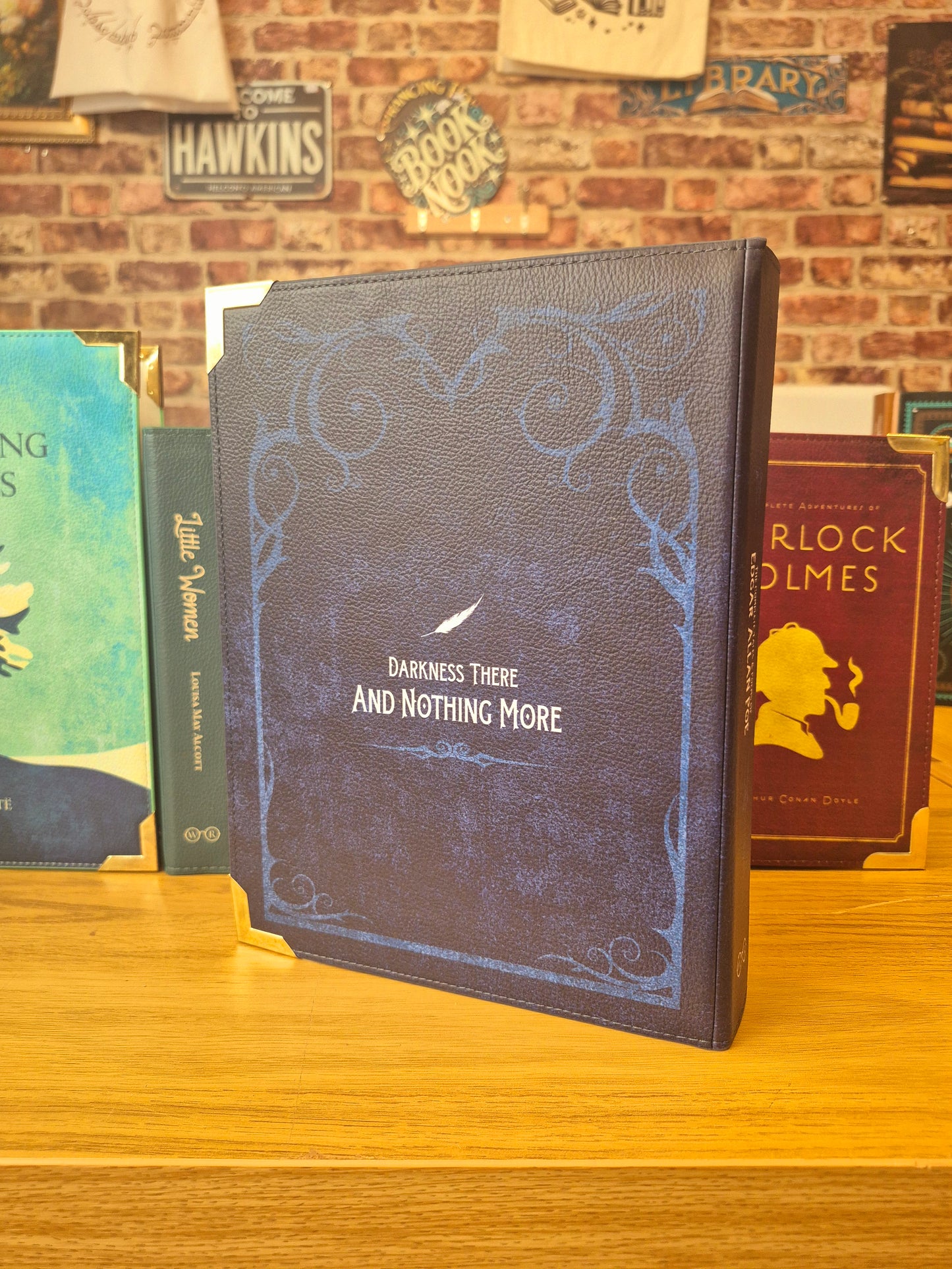 Edgar Allan Poe Leather Book Bag
