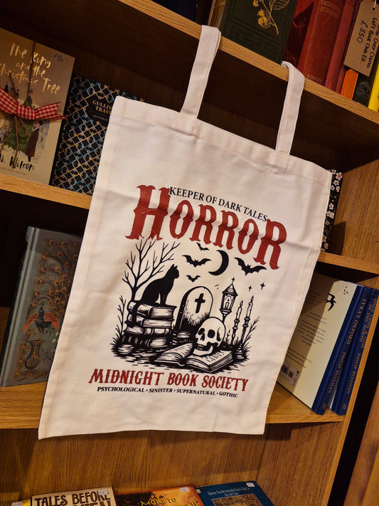 Horror Books Tote Bag