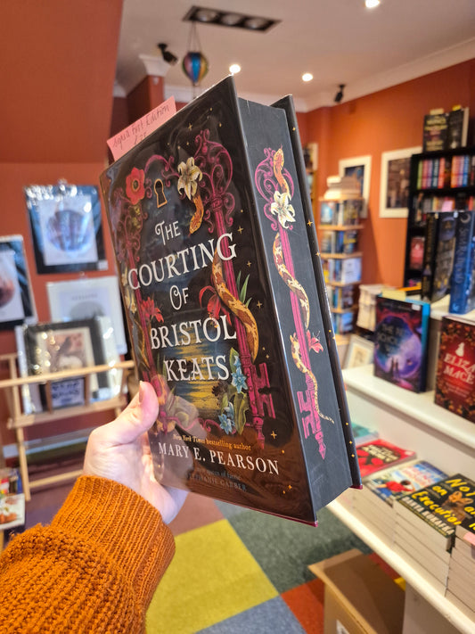 The Courting of Bristol Keats - Mary E Pearson (Signed First Edition w/ Sprayed Edges)