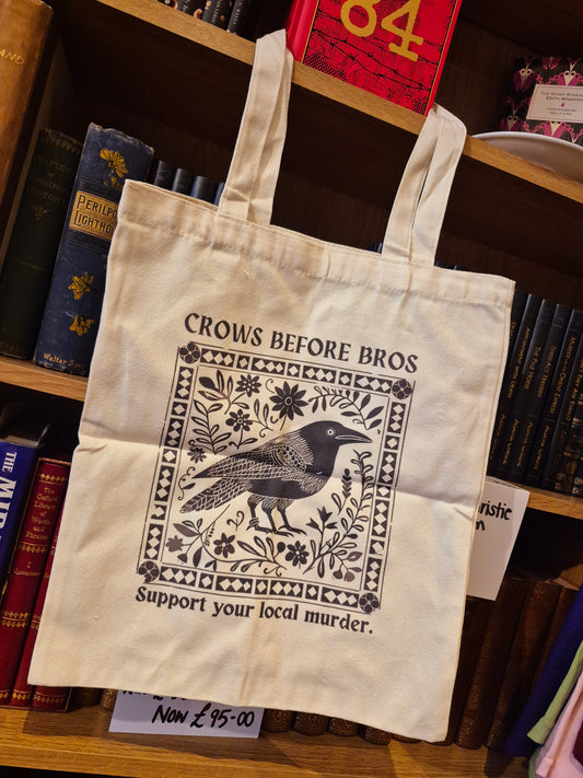 Crows Before Bros Tote Bag