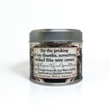 Something Wicked This Way Comes: Darkly Fragrant Fig and Spiced Orange Scented Soy Candle