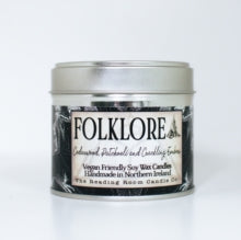 Folklore: Cedarwood, Patchouli and Crackling Embers Scented Soy Candle