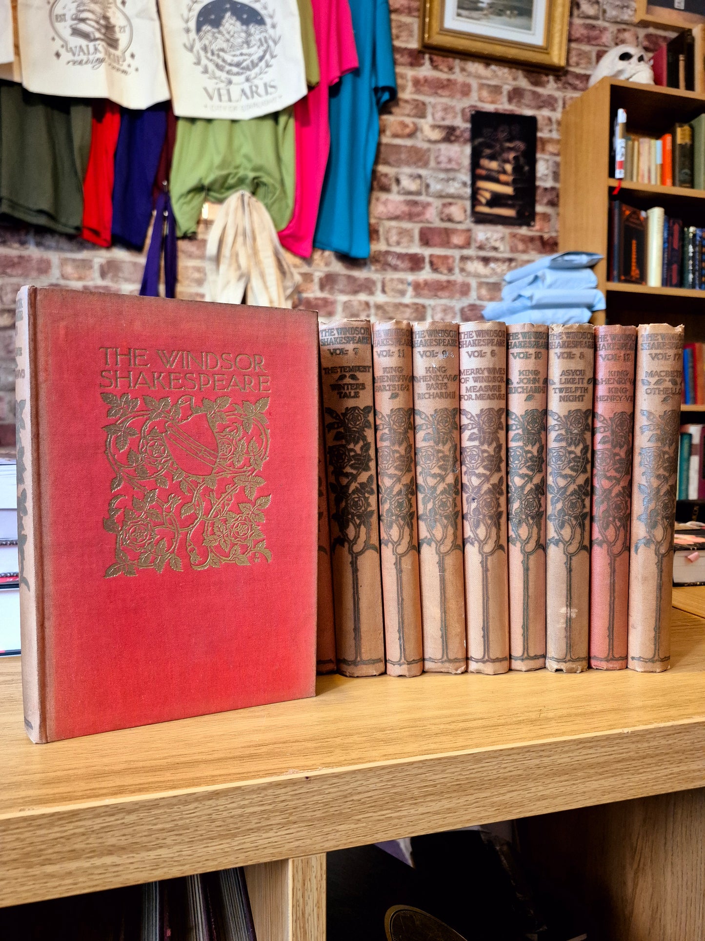 10 Volumes from the Windsor Shakespeare Collection (c.1903 Caxton Publishing Company Ltd.)