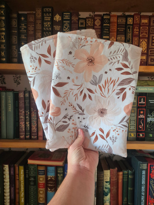 Autumn Florals Book Pouch (Hardback Size)