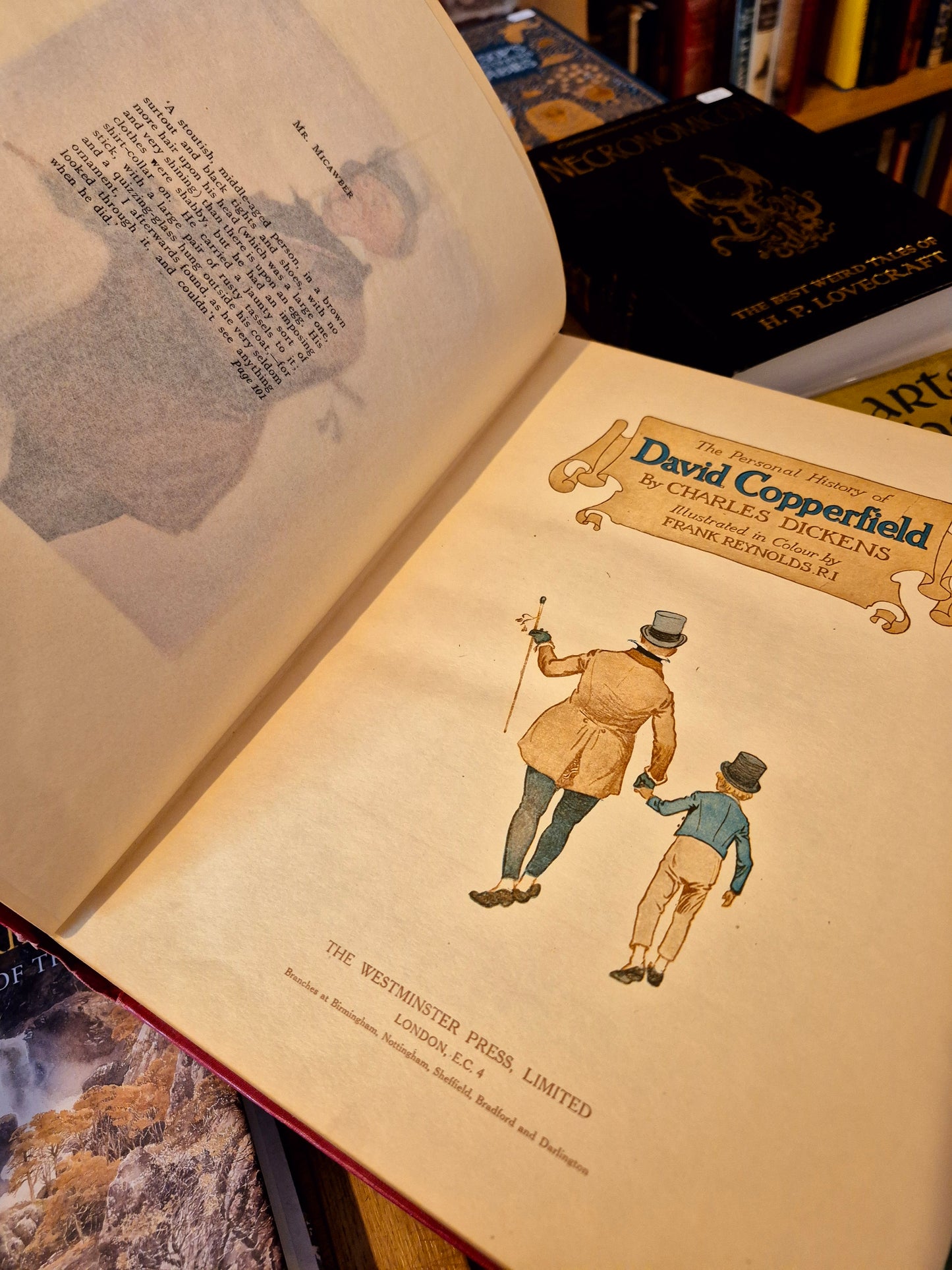 The Personal History of David Copperfield by Charles Dickens, Illustrated by Frank Reynolds R.J. (Westminster Press Ltd)