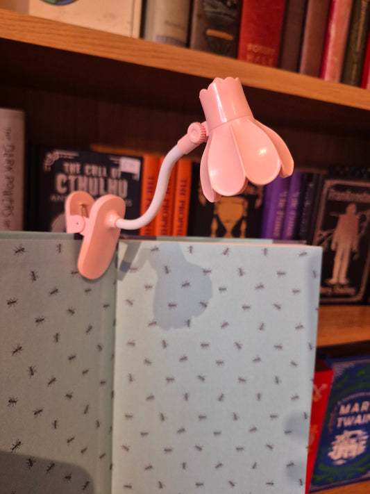 Flower Book Light (White & Pink)