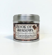 Book of Shadows: Palo Santo, Orris Root and Fresh Incense Scented Soy Candle