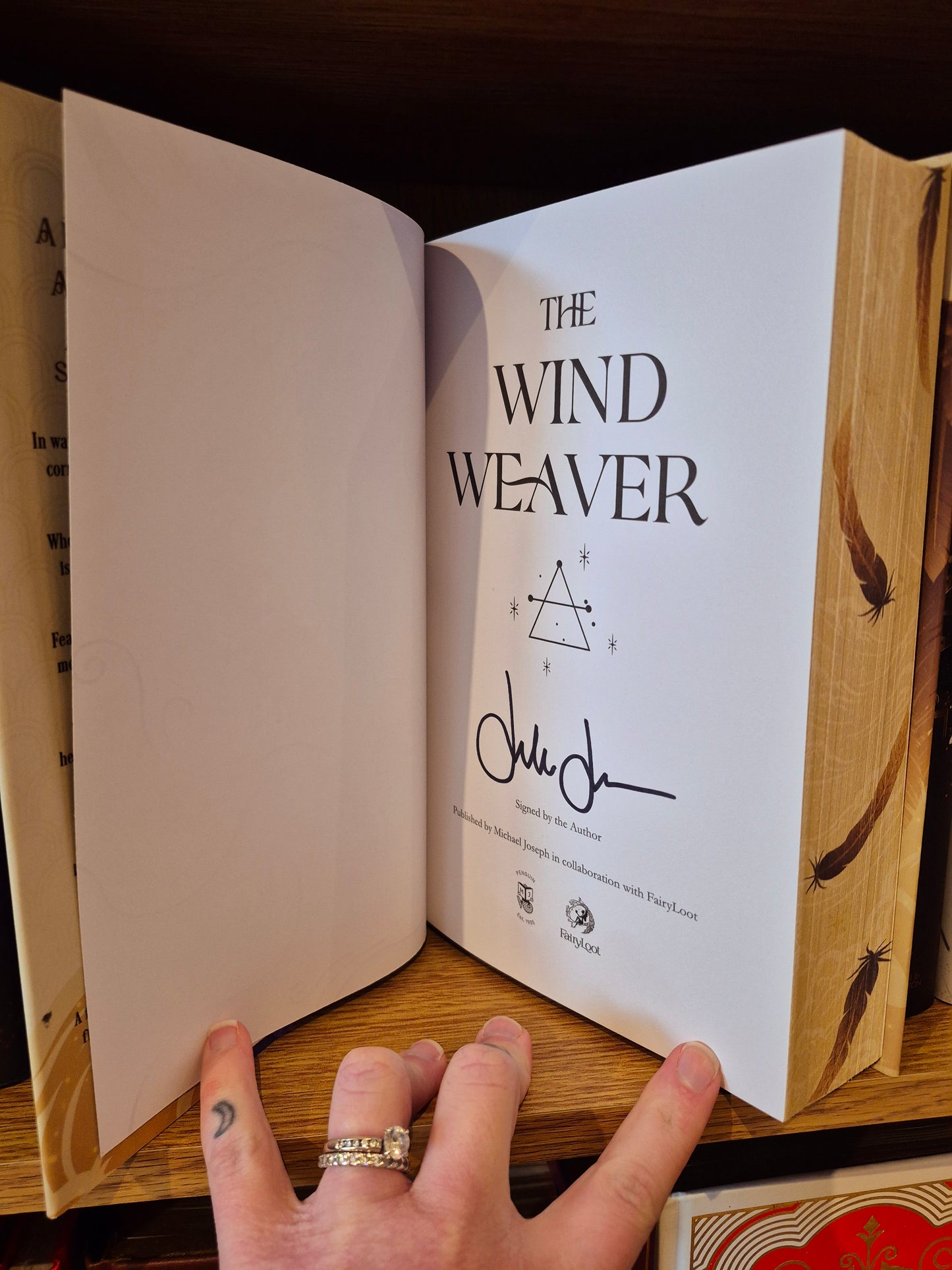 The Wind Weaver - Julie Johnson (Fairyloot Signed Hardback)