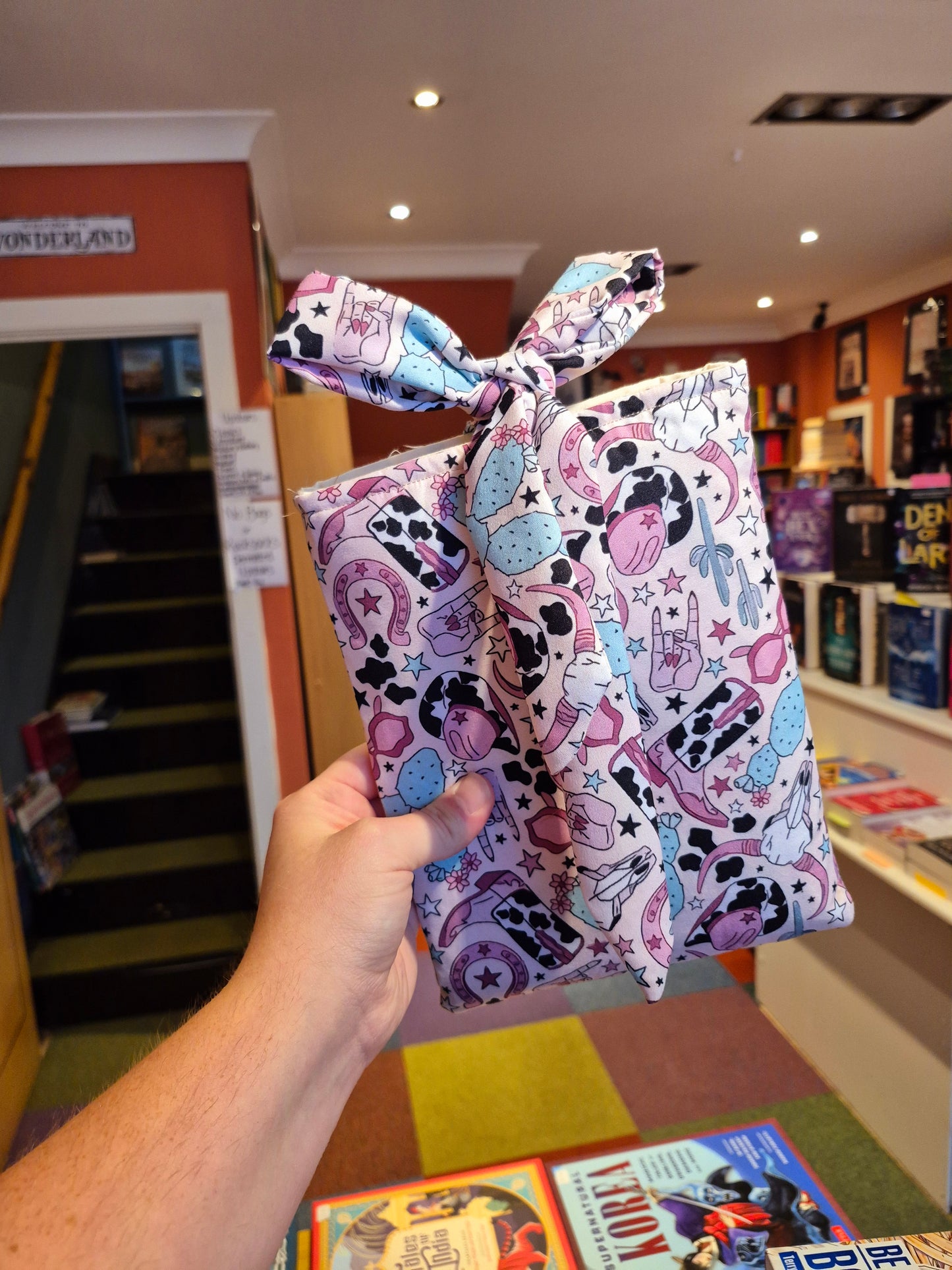 Handmade by Foster's Book Sleeves with Bows!
