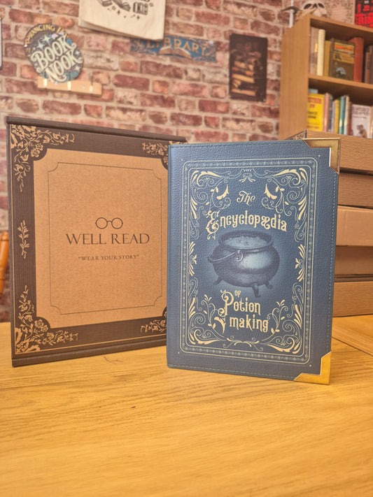 The Encyclopedia of Potion Making Leather Book Bag