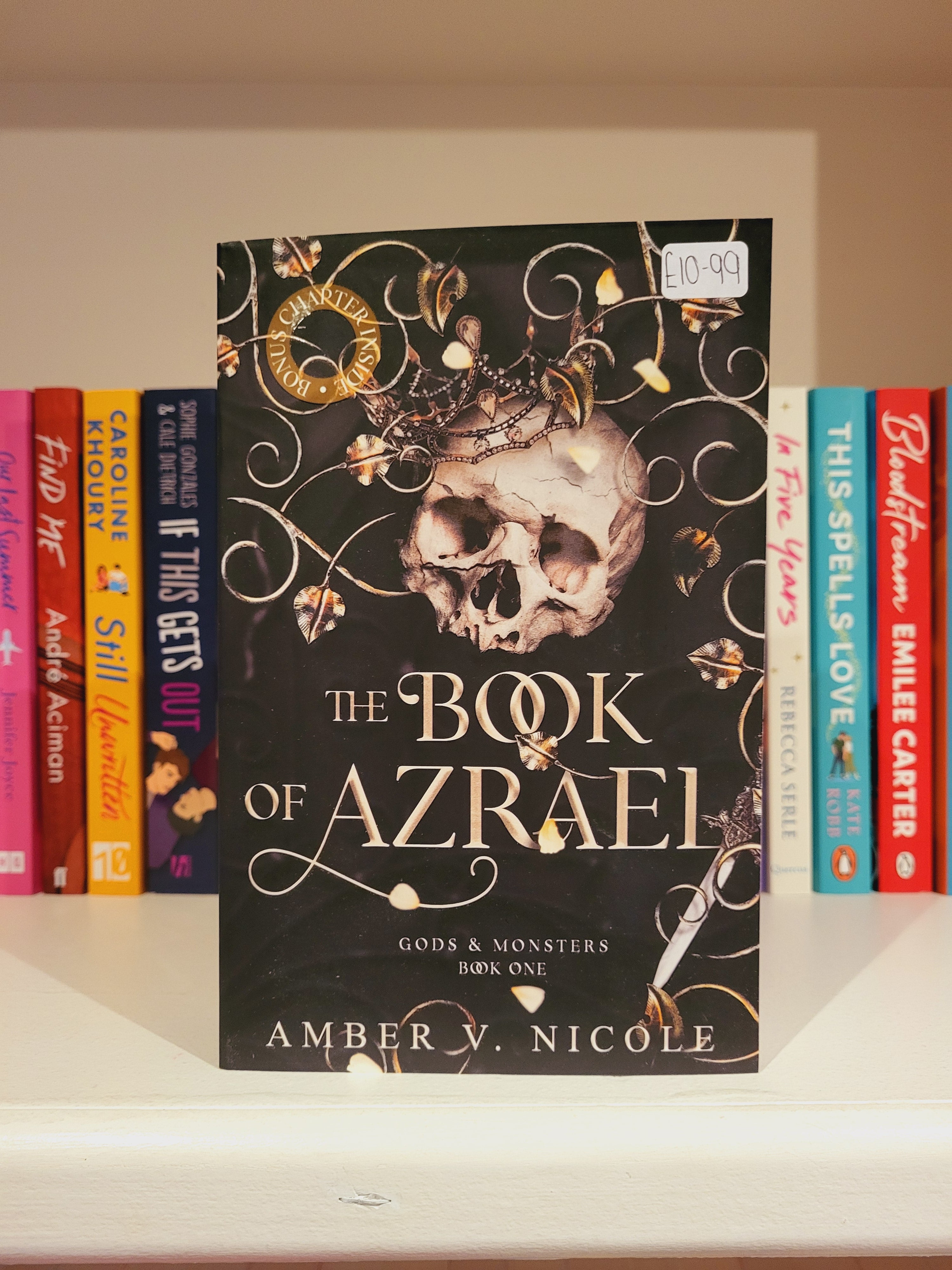 The Book of Azrael - Amber V. Nicole – Foster's Little Book Shop