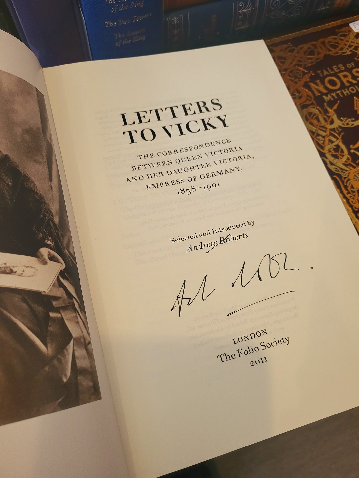 Letters to Vicky - Andrew Roberts (Folio Society SIGNED)