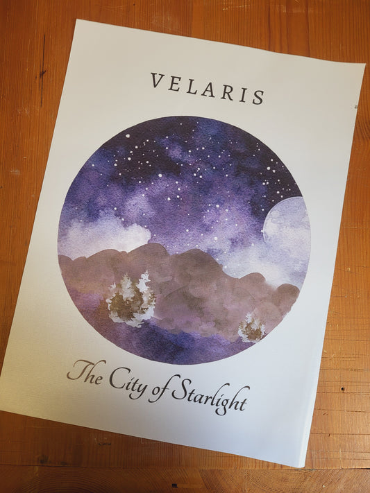 Velaris Watercolour Print