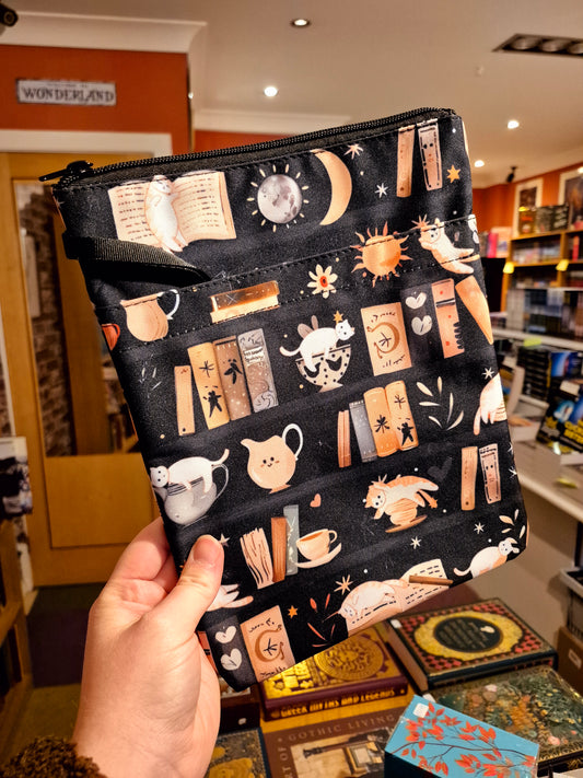 Books, Coffee & Cats Book Sleeve