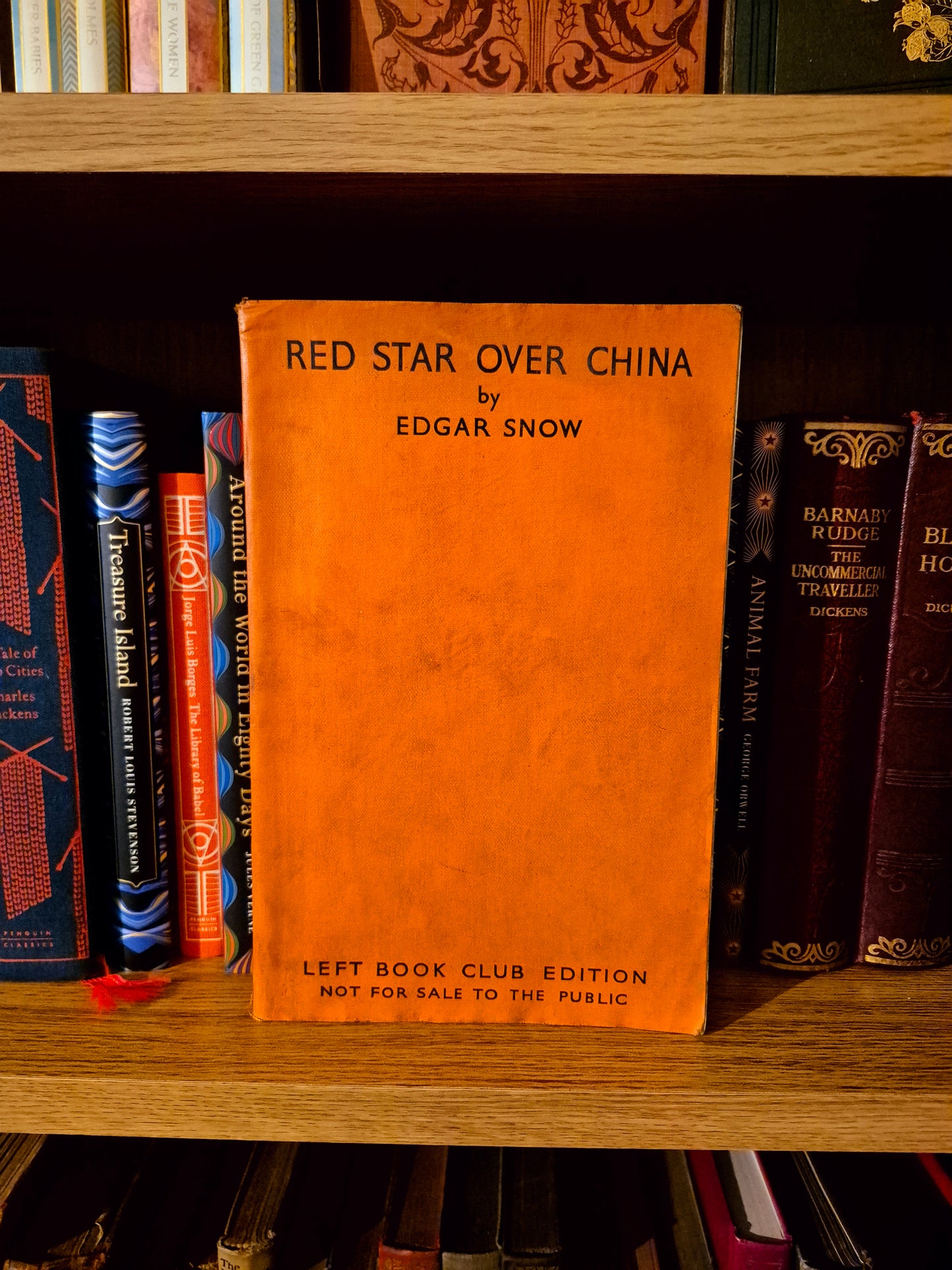 Red Star Over China - Edgar Snow (1/1 Left Book Club Edition)