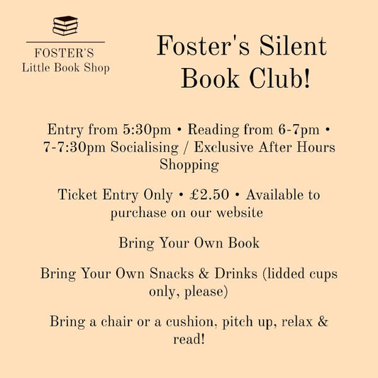 Silent Book Club Tickets - Tuesday 28 May - Max. 2 Tickets Per Person