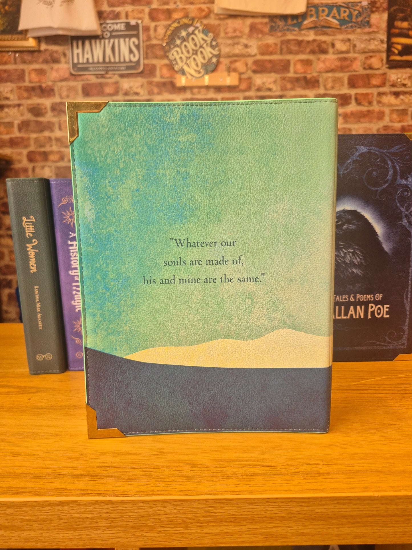 Wuthering Heights Leather Book Bag