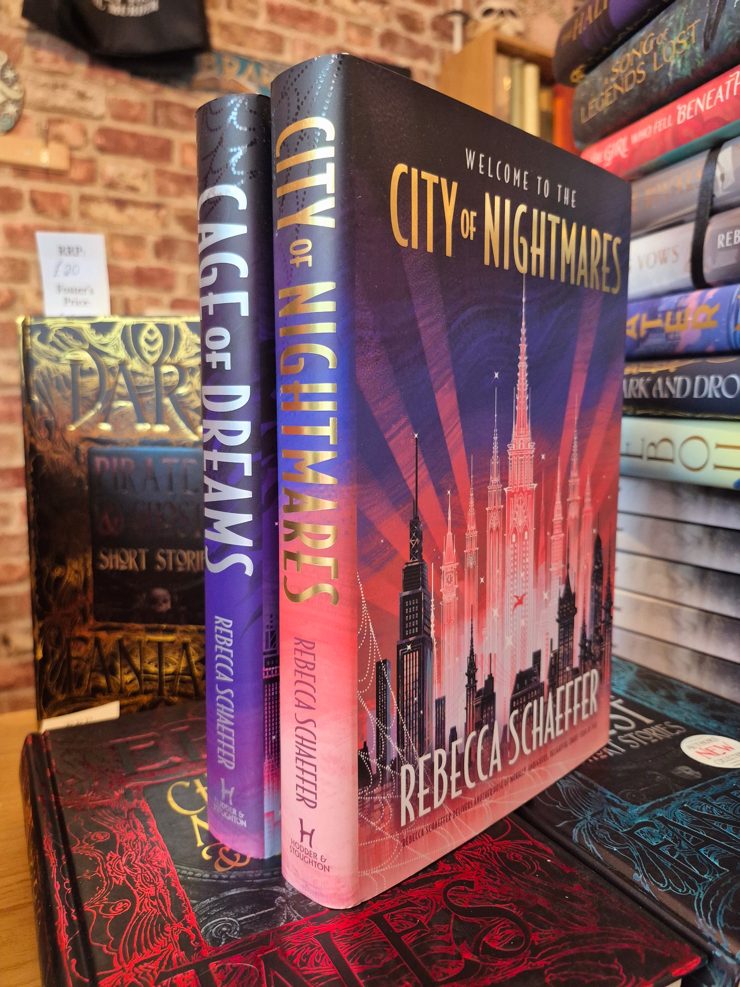 City of Nightmares & Cage of Dreams - Rebecca Schaeffer (Signed Fairyloot Set)
