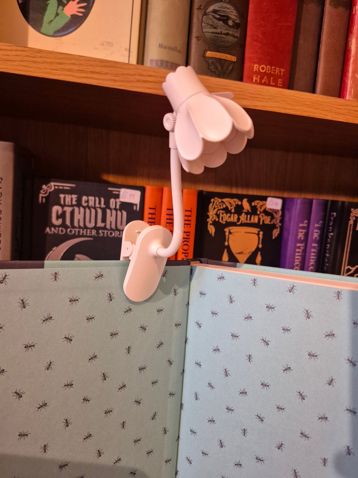 Flower Book Light (White & Pink)