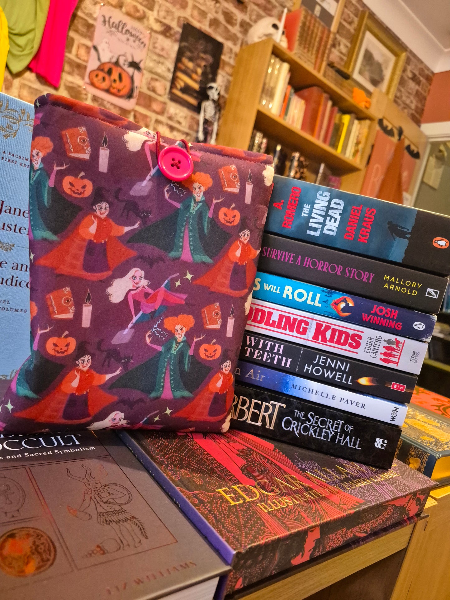 Handmade by Foster's Hocus Pocus Book Sleeves!