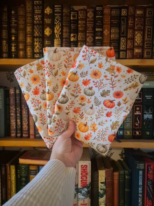 Pumpkins & Sunflowers Book Pouch