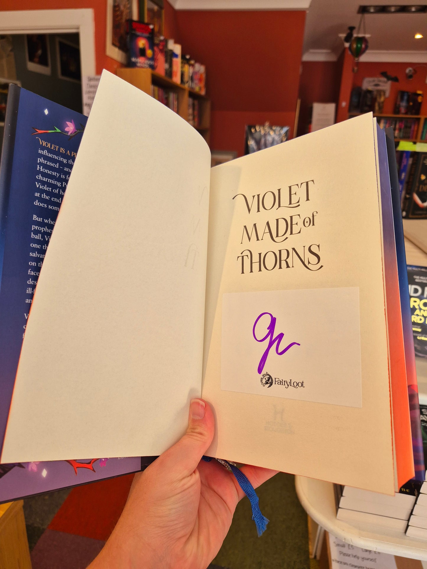 Violet Made of Thorns - Gina Ghen (Signed Bookplate Fairyloot Edition)