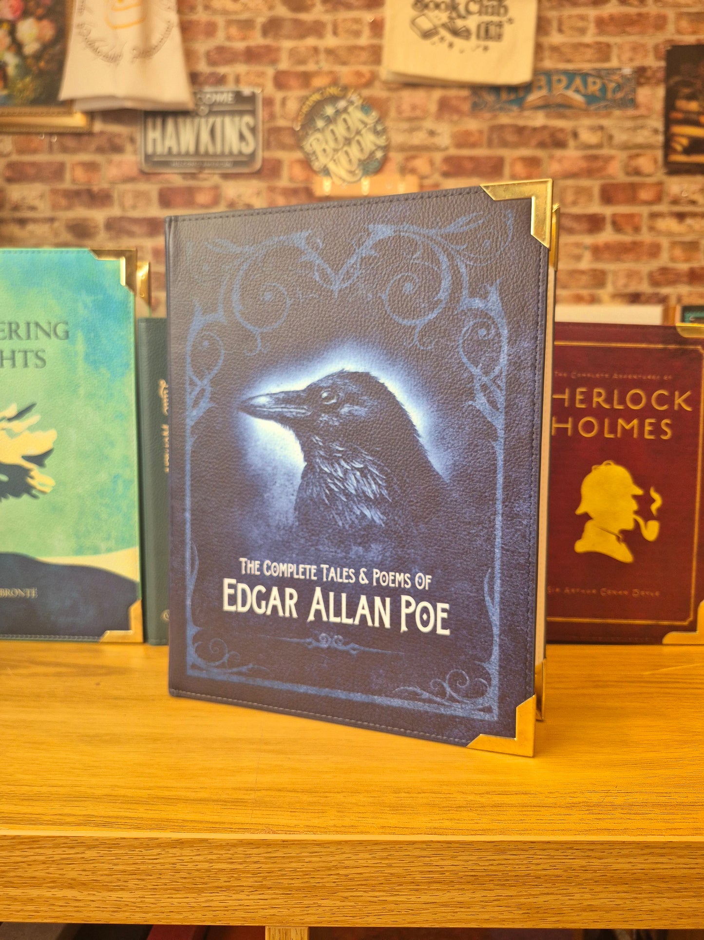 Edgar Allan Poe Leather Book Bag