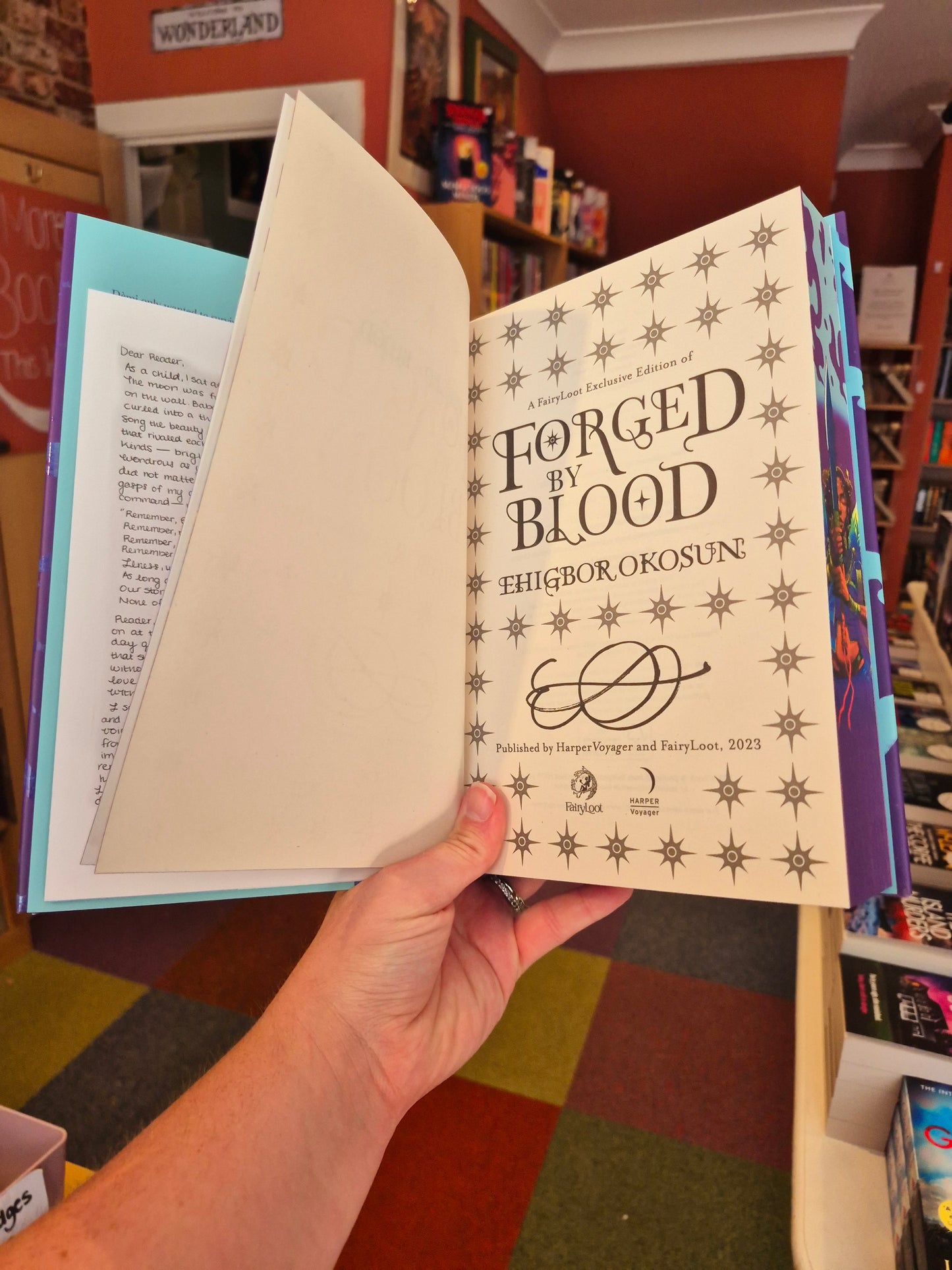 Forged by Blood - Ehigbor Okosun (Signed Fairyloot Edition)