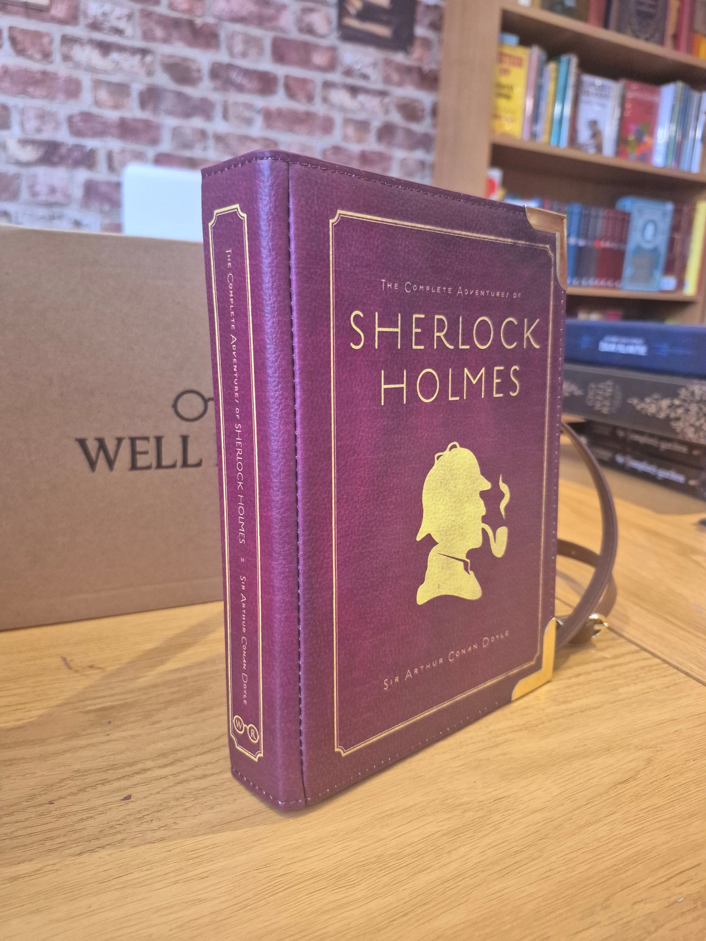 Sherlock Holmes Leather Book Bag
