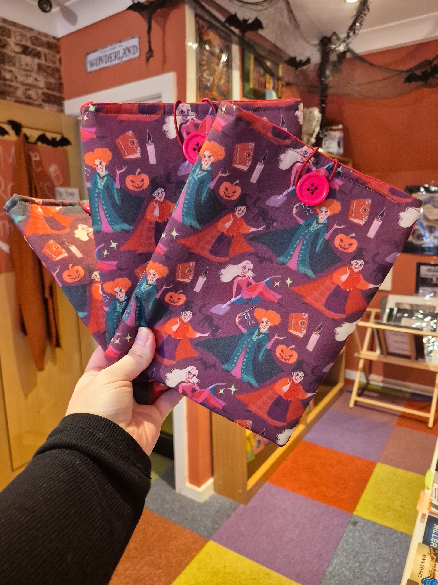 Handmade by Foster's Hocus Pocus Book Sleeves!