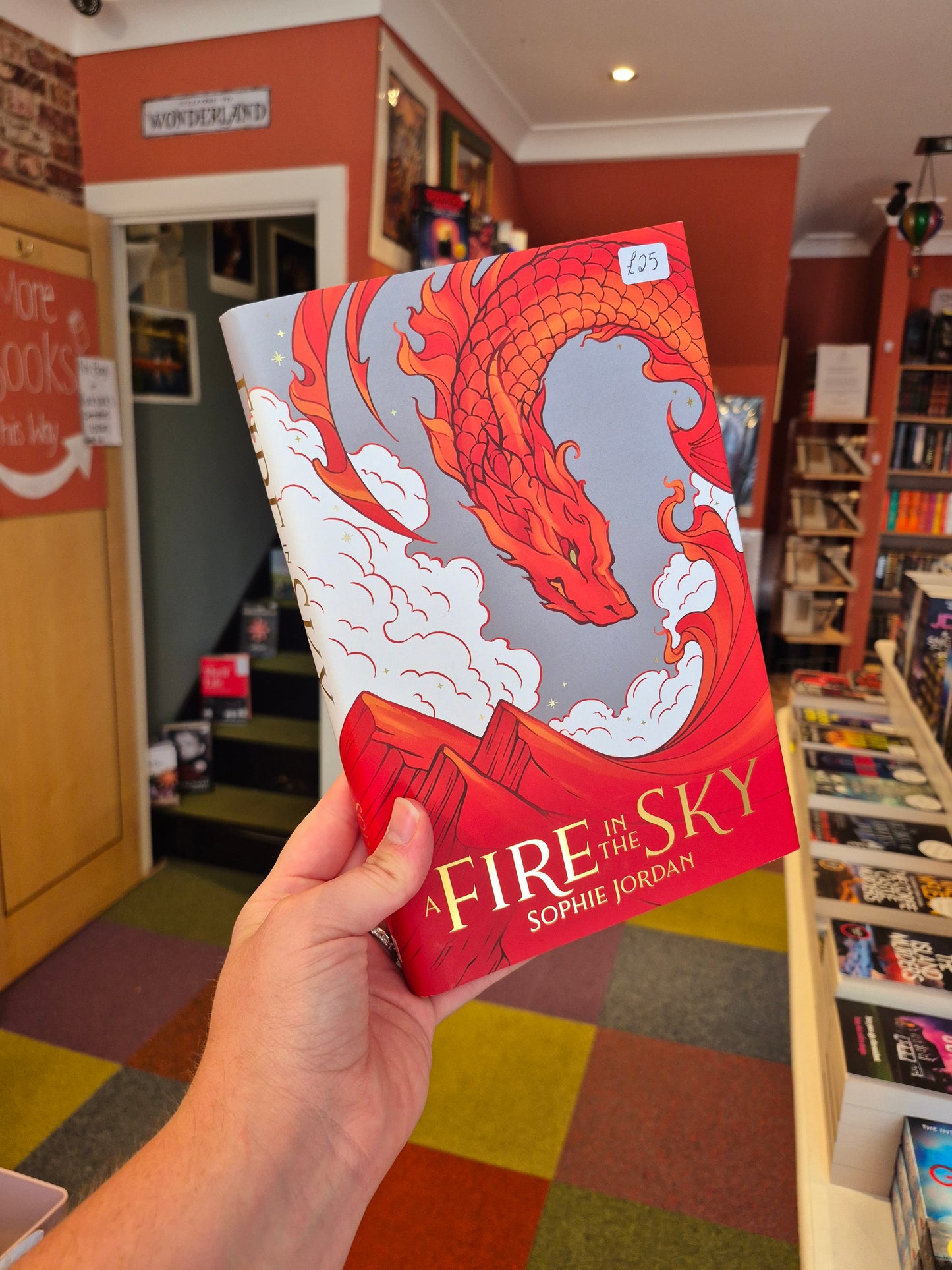 A Fire in the Sky - Sophie Jordan (Signed Fairyloot Edition)