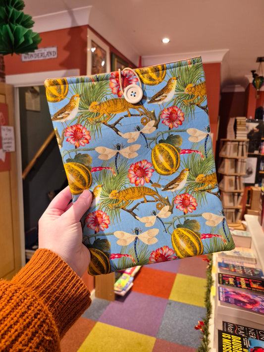 Handmade by Foster's Book Sleeves! Royal Horticultural Society Design