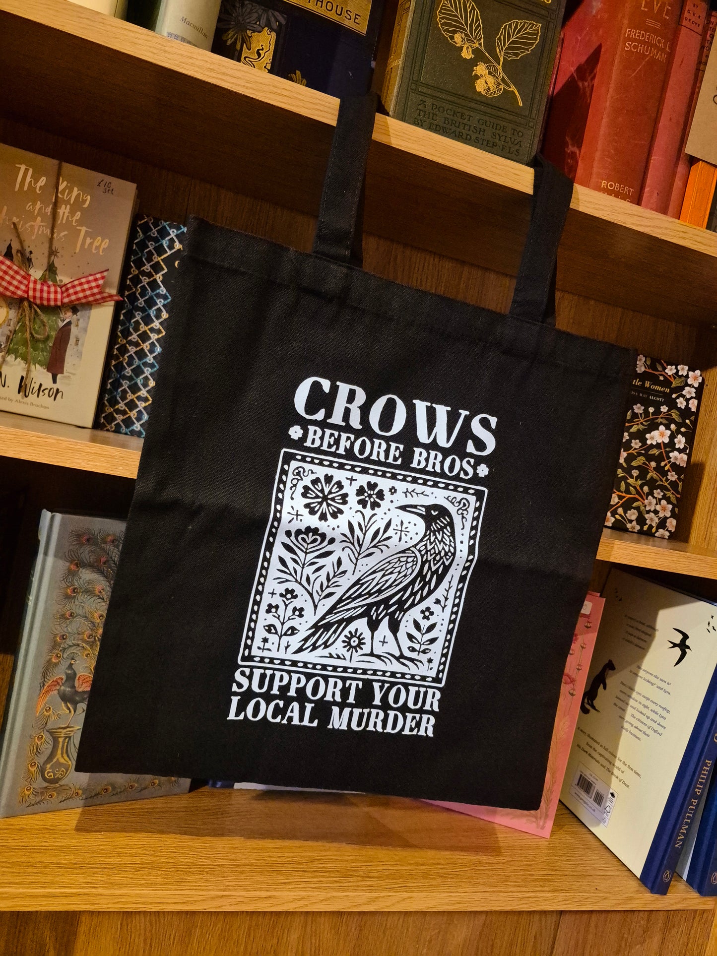 Crows Before Bros Tote Bag (Black)