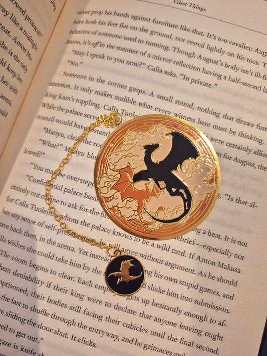 Fantasy Dragons Metal Bookmarks