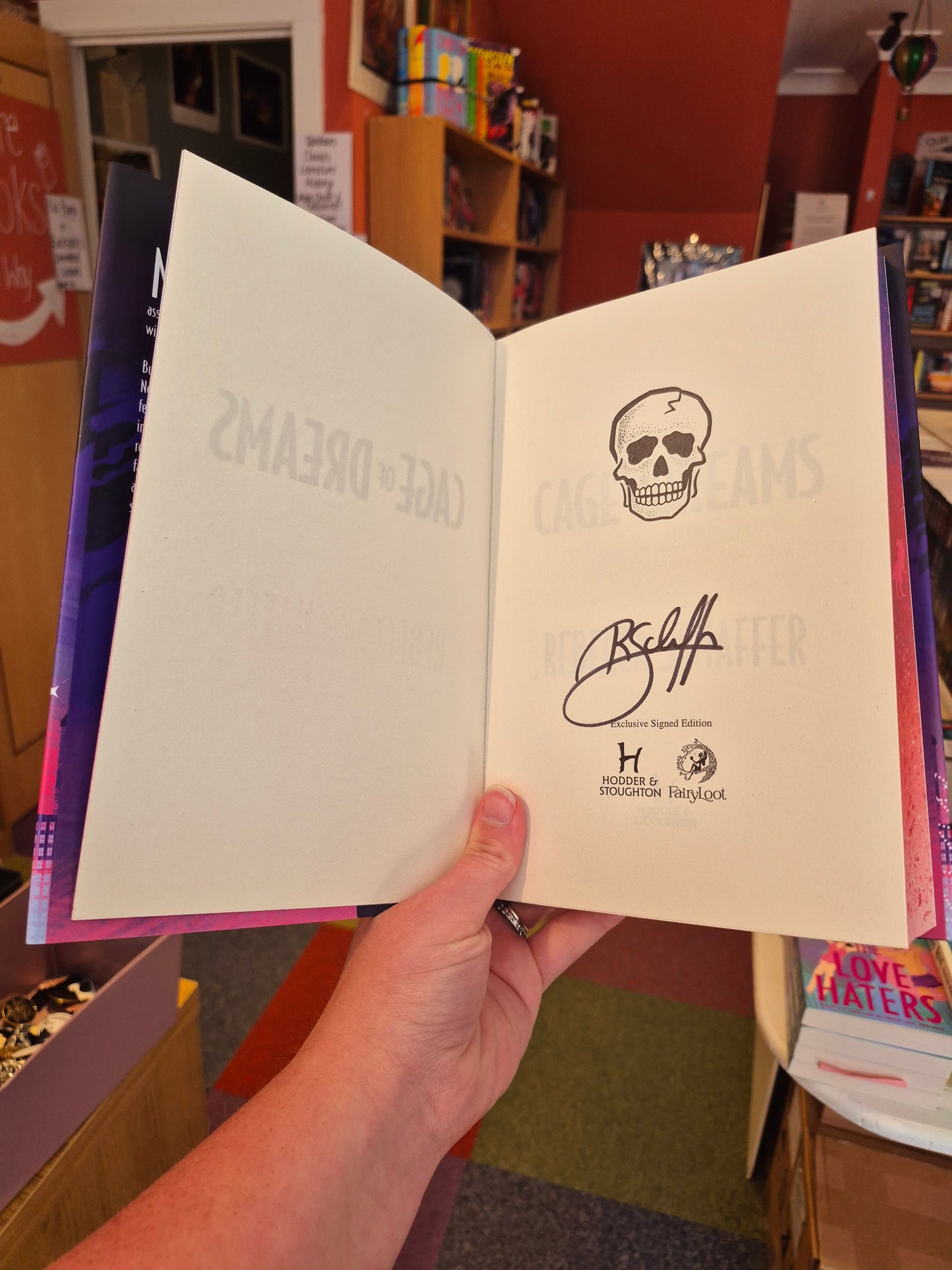 City of Nightmares & Cage of Dreams - Rebecca Schaeffer (Signed Fairyloot Set)
