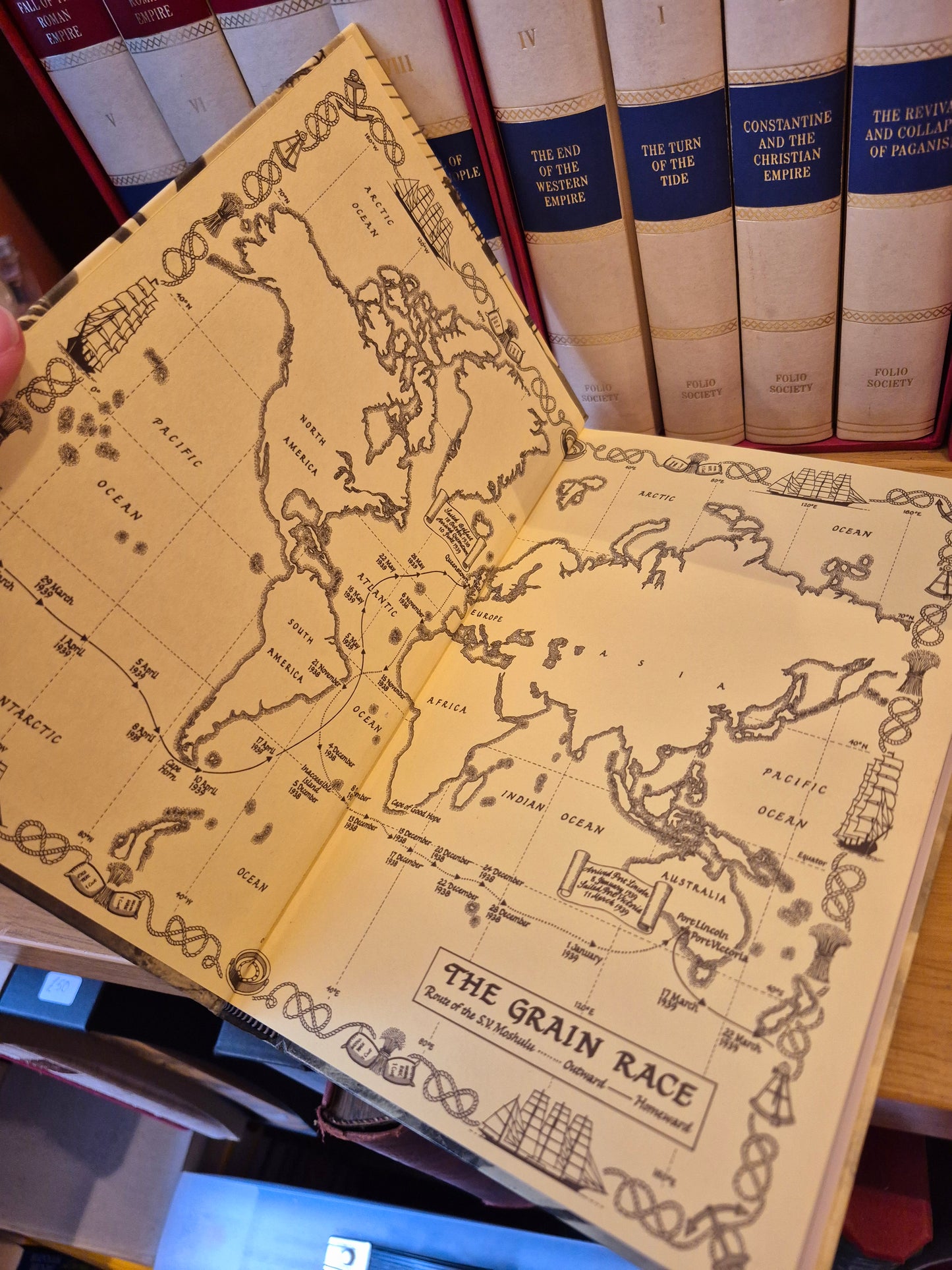 The Last Grain Race - Eric Newby (Folio Society 2001)