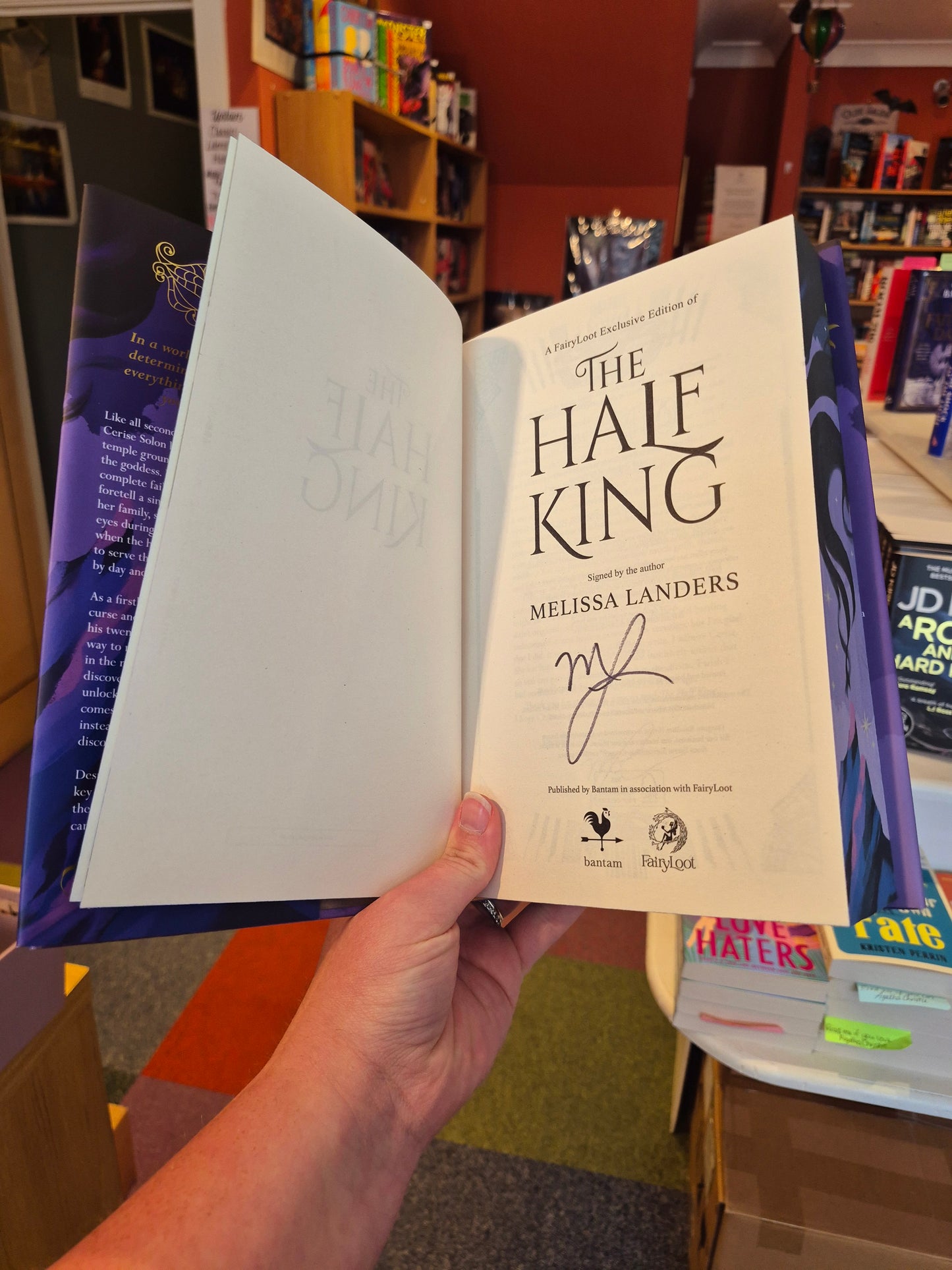 The Half King - Melissa Landers (Signed Fairyloot Edition)