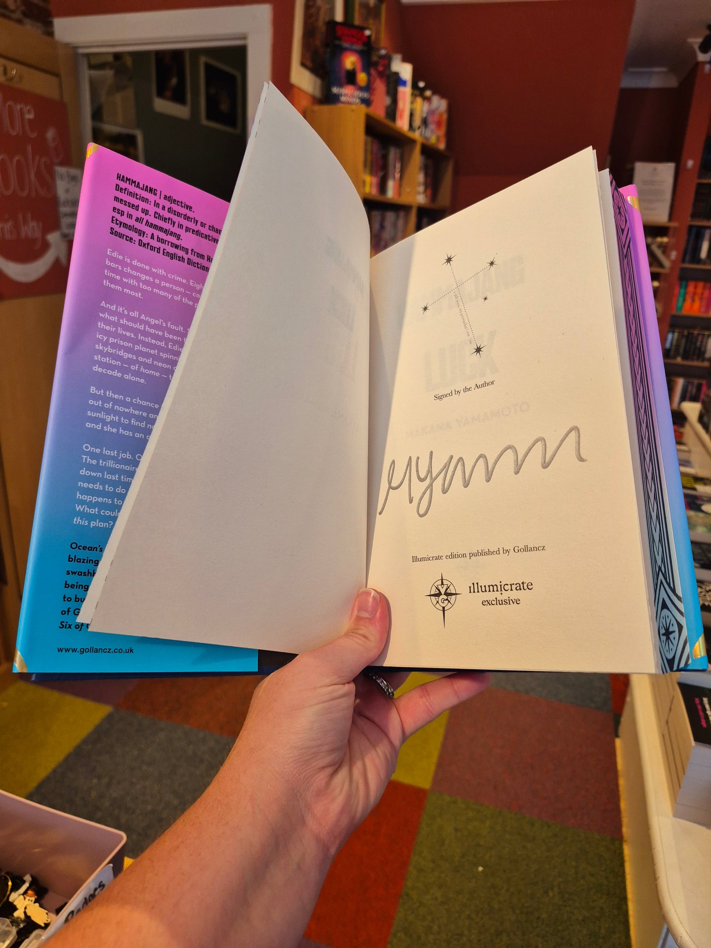 Hammajang Luck - Makana Yamamoto (Signed Illumicrate Hardback)