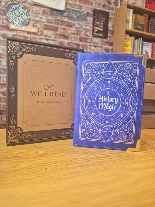 A History of Magic Leather Book Bag